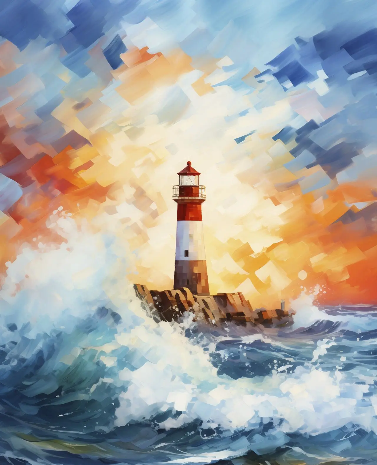 Illustration représentant un phare, réprésentant ici l'entreprise Lighthouse Projects guidant ses clients dans le monde de la traduction