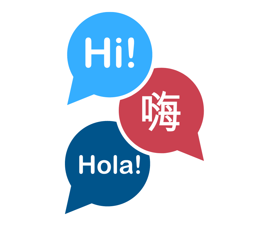 Image représentant la traduction de textes depuis une langue vers des langues étrangères