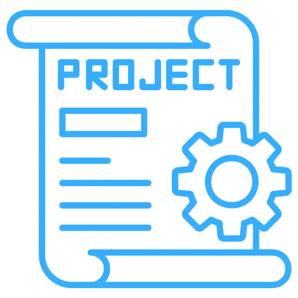 Icône représentant une gestion de projet efficace